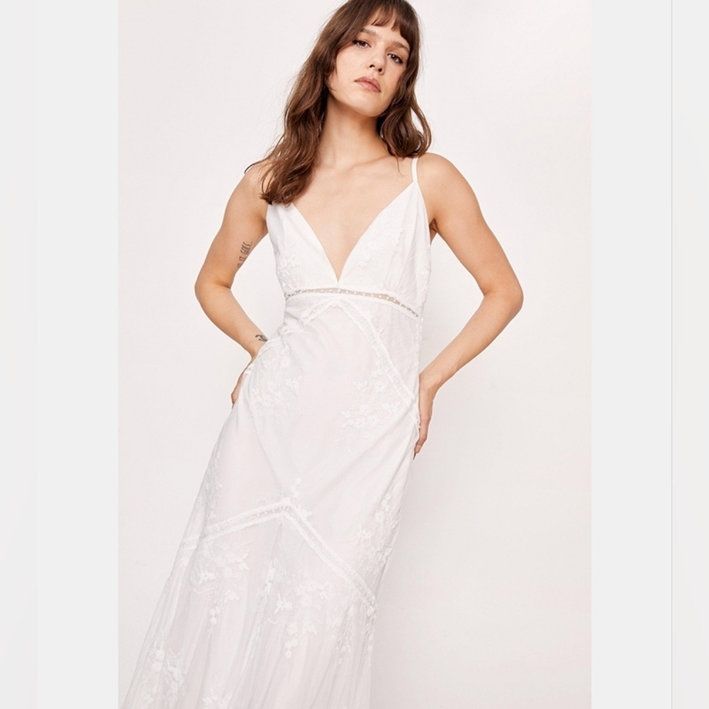 Nasty Gal White Maxi Dress